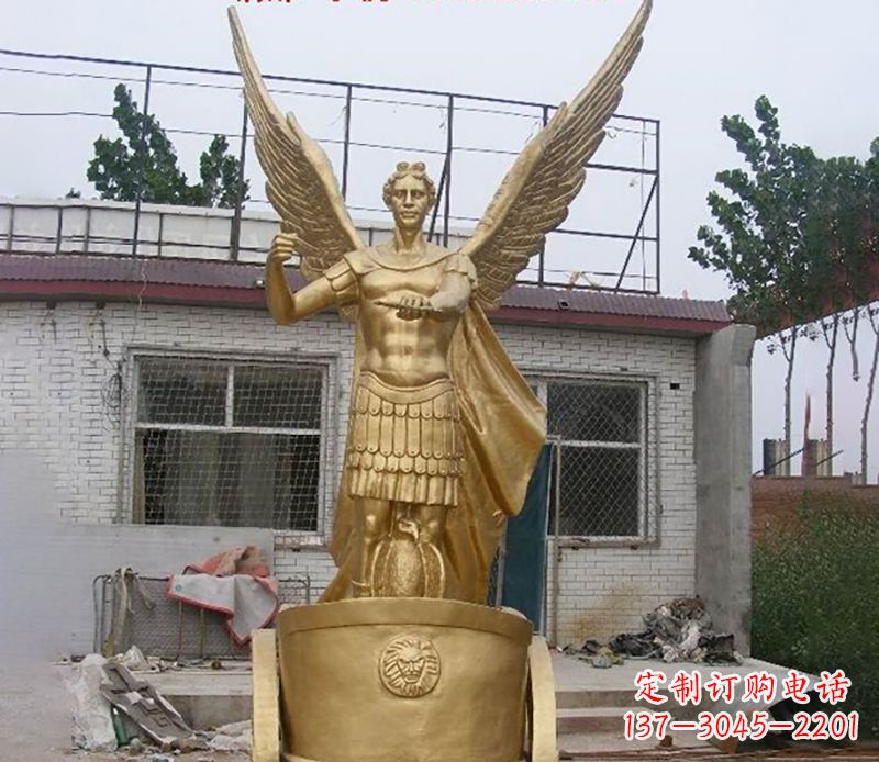 漳州阿波罗人物铜雕