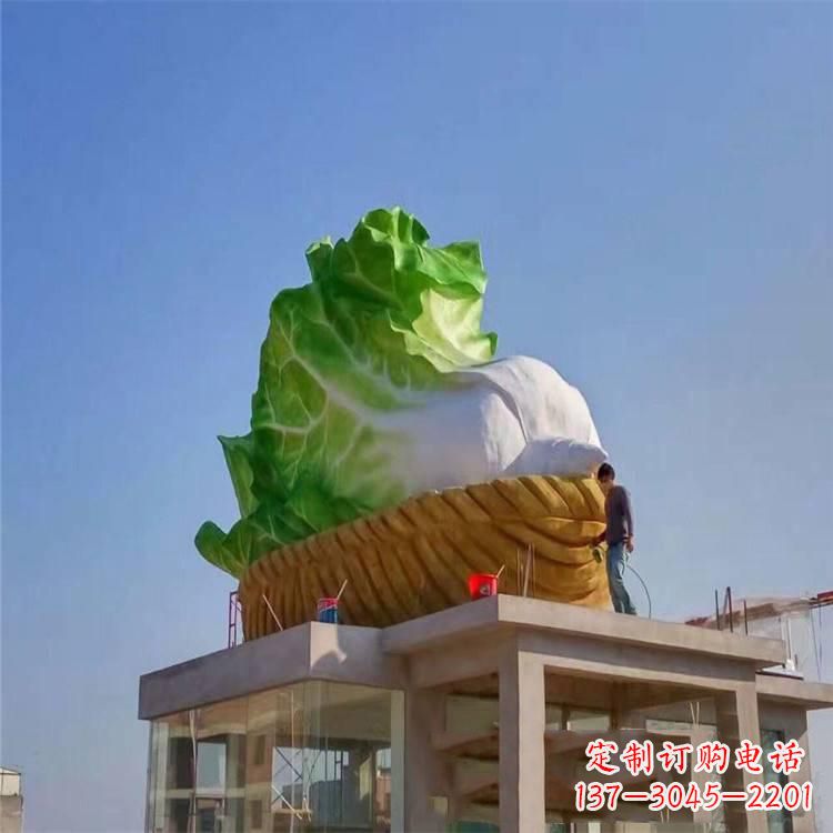 漳州玻璃钢白菜雕塑