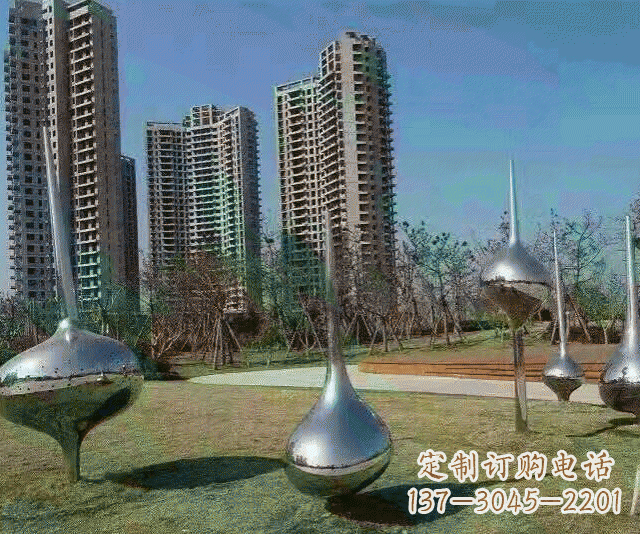 漳州精致的不锈钢陀螺雕塑