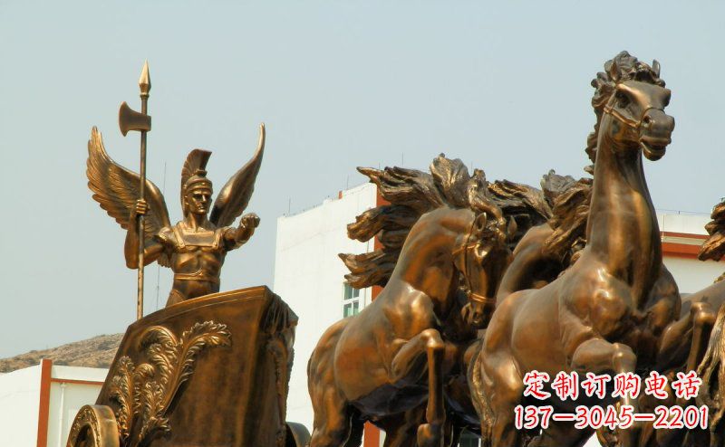 漳州阿波罗战车广场景观铜雕
