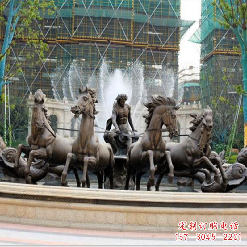 漳州阿波罗战车水景喷泉装饰景观雕塑