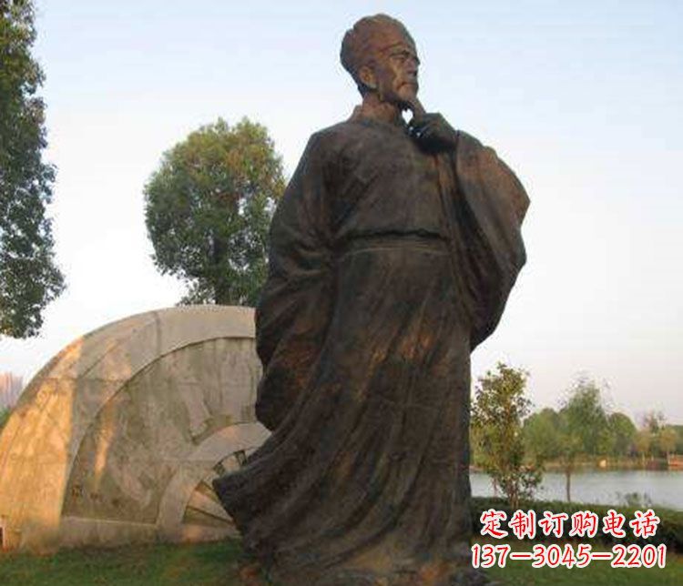 漳州北宋文学家欧阳修铜雕