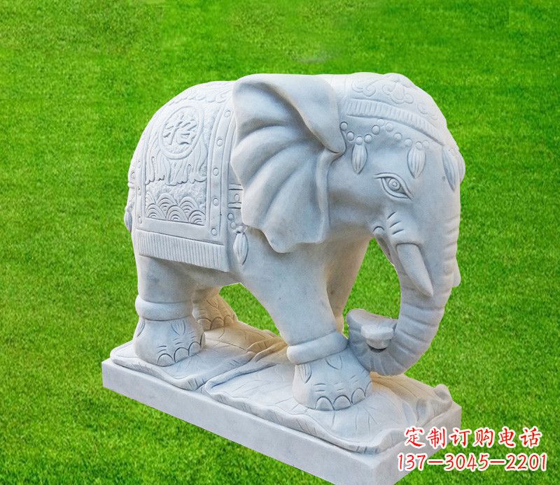 漳州雕刻精美大象石雕