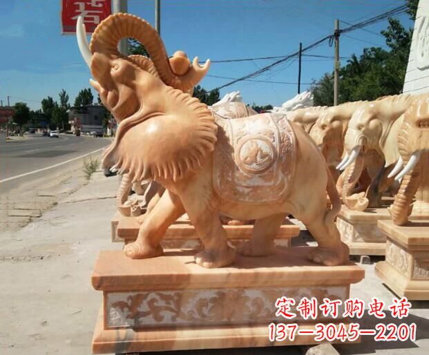 漳州大象石雕,给你美好的祝愿