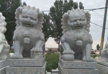 漳州3米高青石狮子