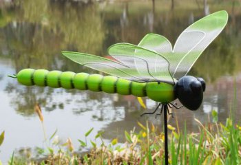 漳州B款蜻蜓绿色仿真雕塑