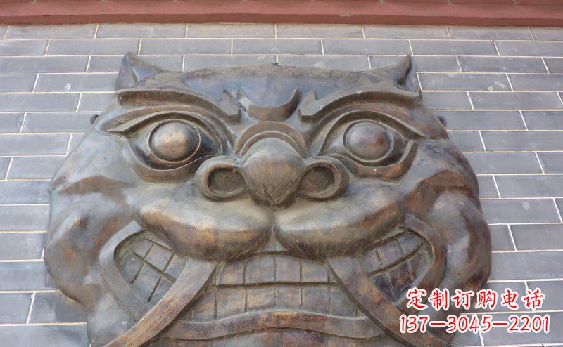 漳州狴犴古代神兽铜浮雕