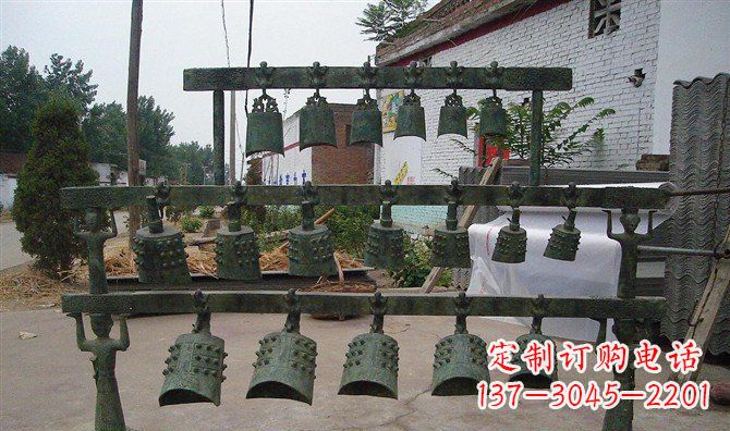 漳州编钟古铜雕仿古精美音乐器
