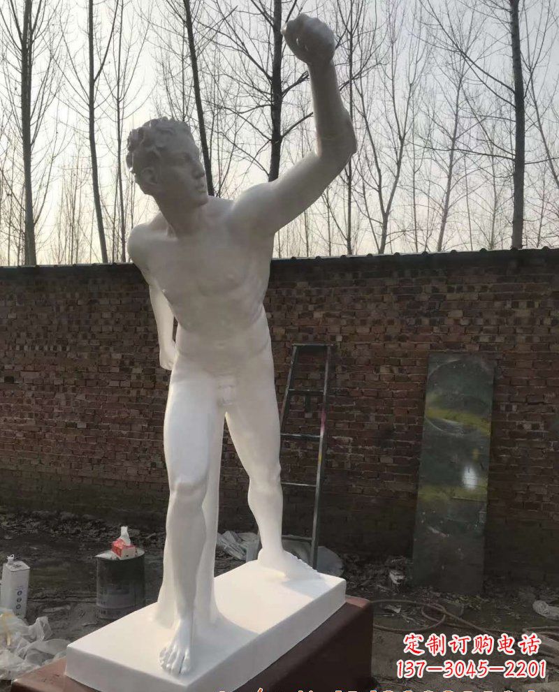 漳州玻璃钢大卫人物雕塑
