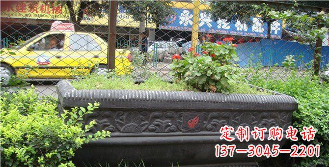 漳州玻璃钢仿铜花盆雕塑精美工艺结合现代科技