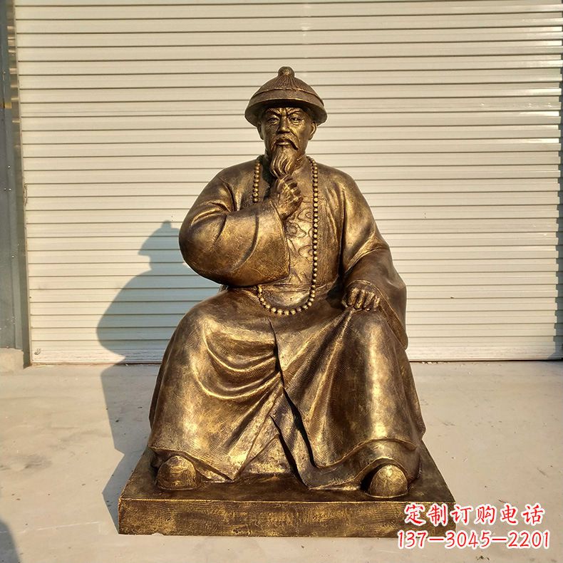 漳州林则徐——玻璃钢仿铜雕像