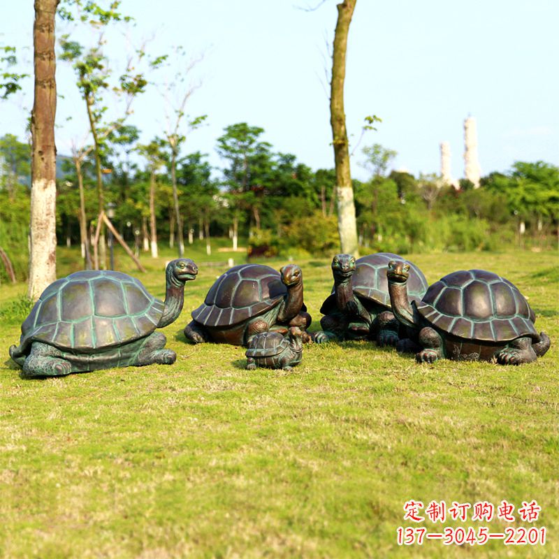 漳州玻璃钢乌龟雕塑——景观艺术的精美之作
