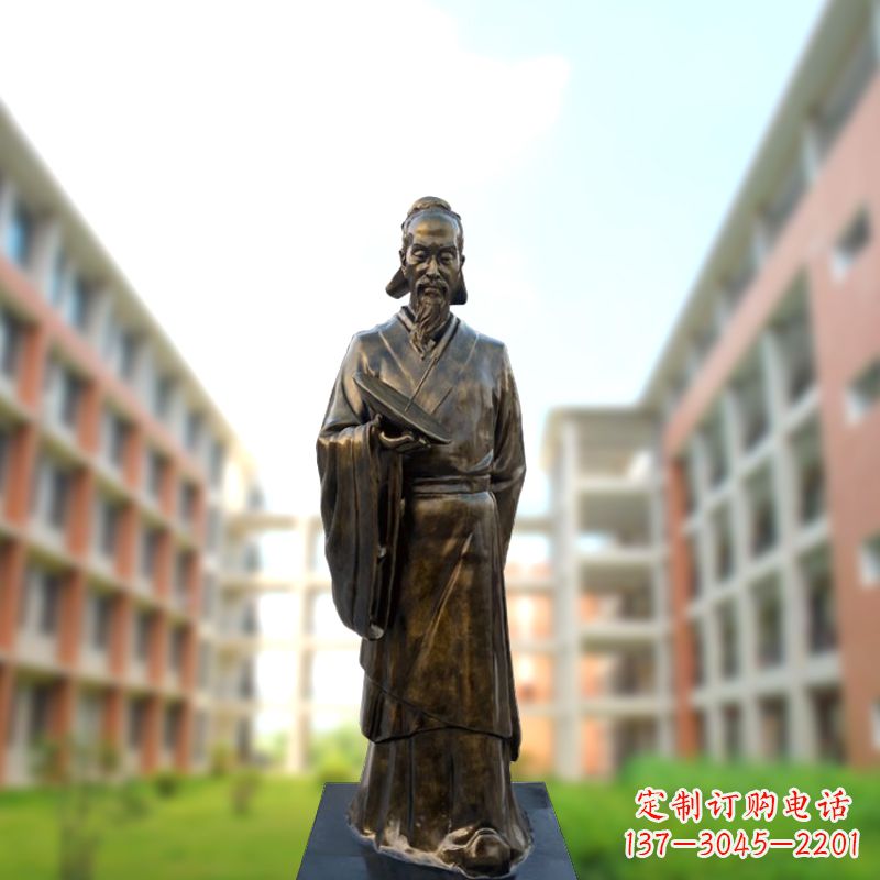 漳州祖冲之雕像——传承校园历史的象征