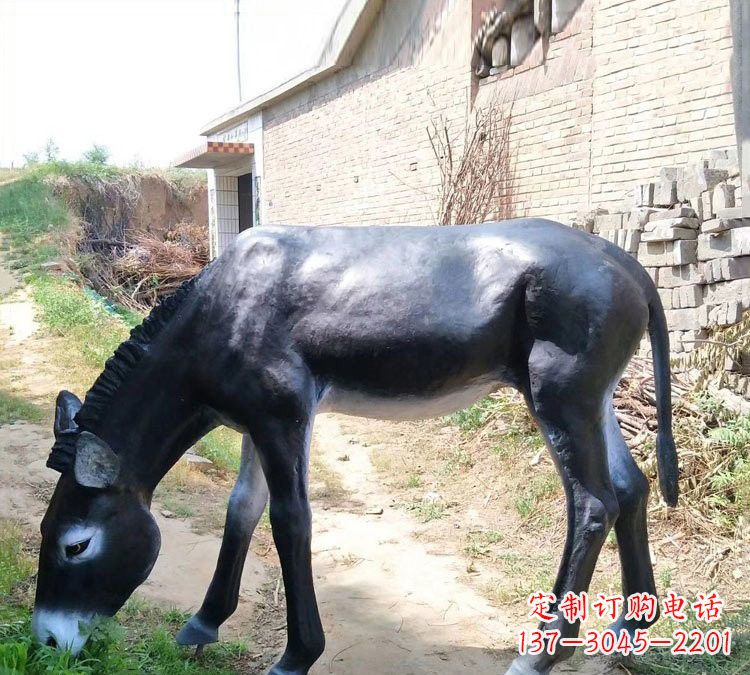 漳州玻璃钢雕刻毛驴,传承传统文化
