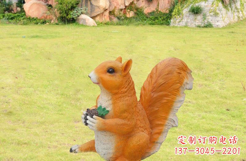 漳州玻璃钢仿真松鼠