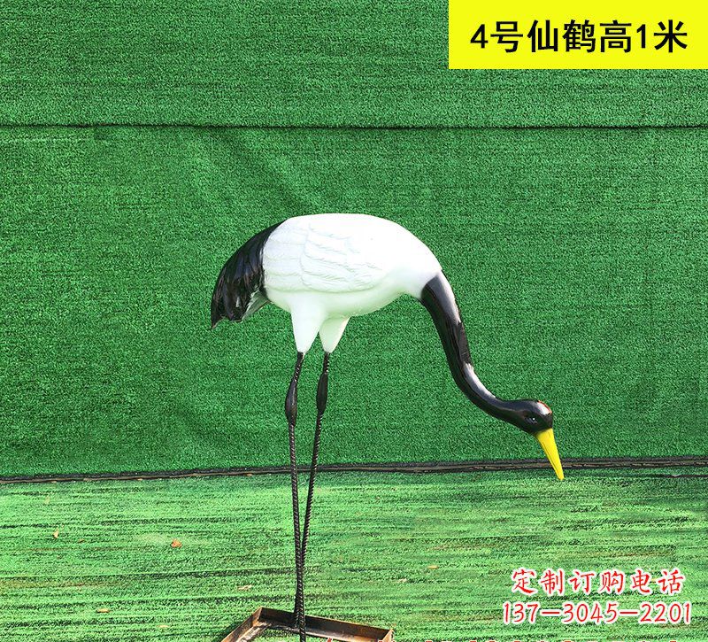 漳州仙鹤玻璃钢雕塑
