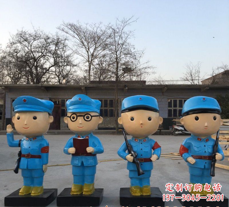 漳州玻璃钢制作的红军雕塑传承精神