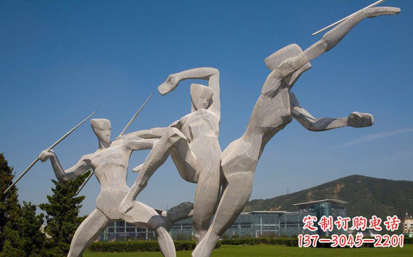 漳州不锈钢标枪雕塑一种新型的艺术形式