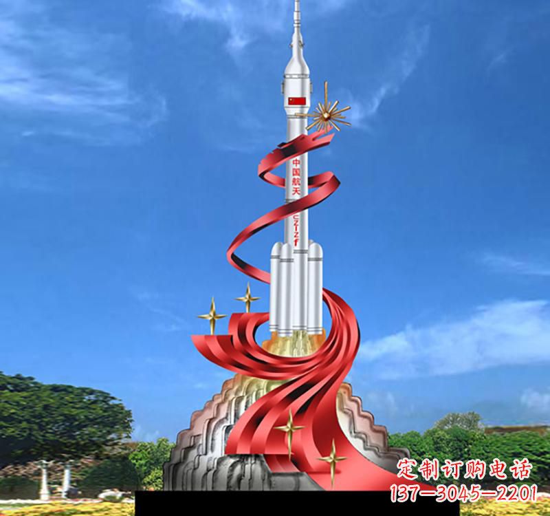 漳州嫦娥飞天——不锈钢嫦娥雕塑