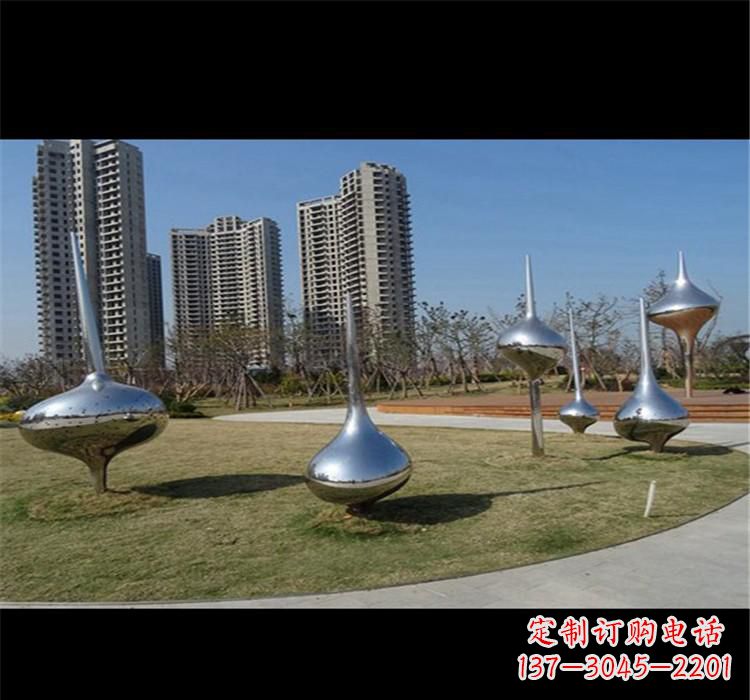漳州不锈钢城市水滴雕塑唤醒城市的灵魂