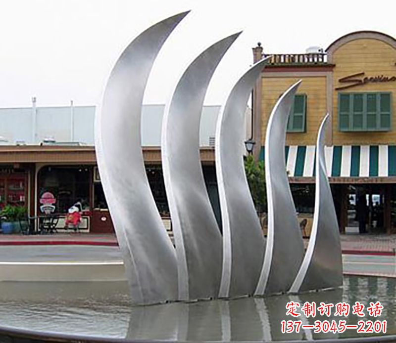 漳州不锈钢翅膀雕塑给空中带来力量与美丽