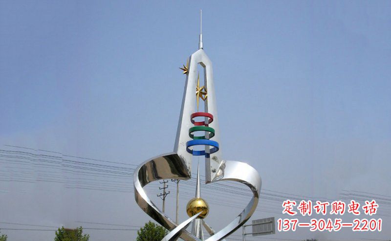 漳州不锈钢材质的避雷针雕塑