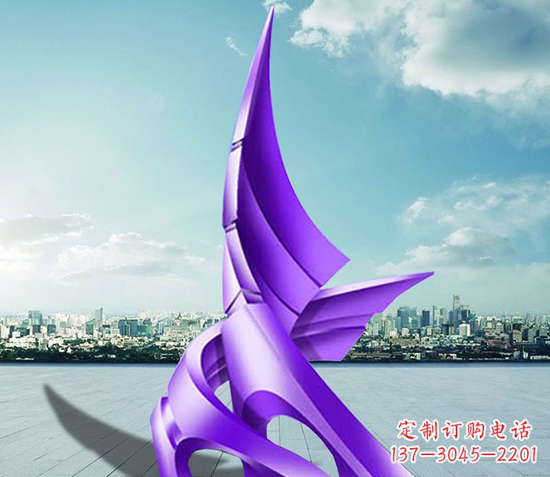 漳州不锈钢船帆雕塑静谧的海洋美景