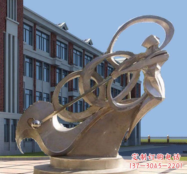 漳州不锈钢制作的高尔夫球雕塑