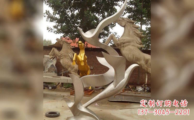 漳州不锈钢大雁雕塑