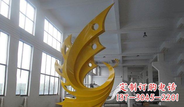 漳州不锈钢凤凰雕塑——给生活添彩