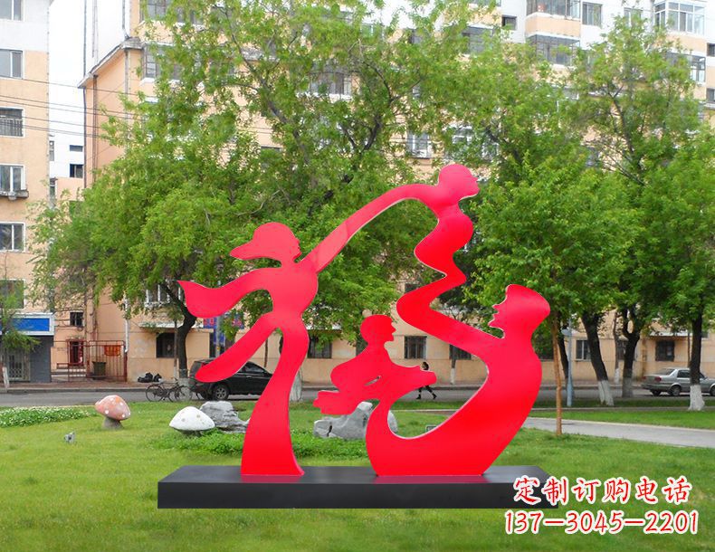 漳州不锈钢福字雕塑