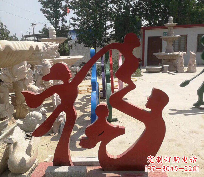 漳州不锈钢福字雕塑