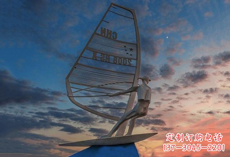 漳州不锈钢帆船雕塑——象征着美丽的梦想