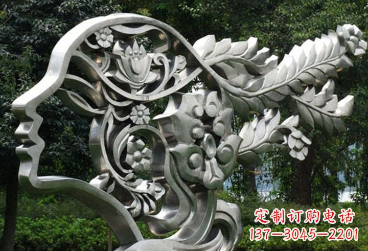漳州不锈钢美女雕塑一种流行的艺术形式