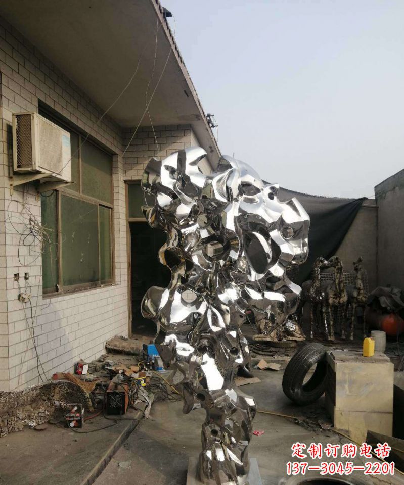 漳州太湖石雕塑不锈钢的艺术精品