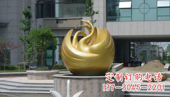 漳州不锈钢天鹅雕塑