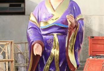 漳州玻璃钢宗教庙宇彩绘八仙神像