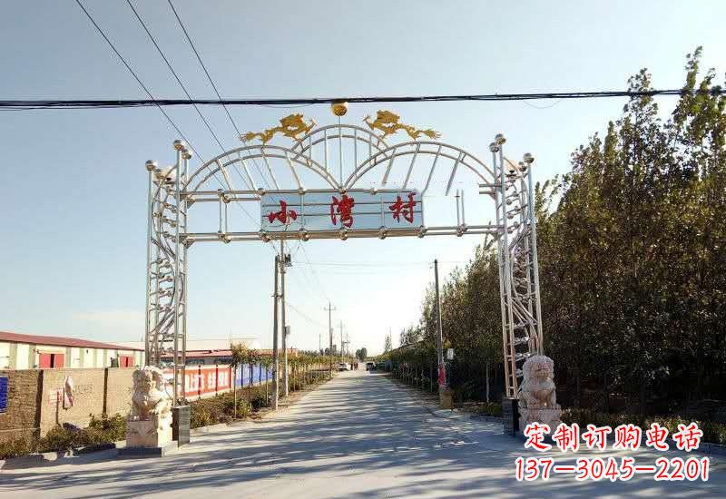 漳州不锈钢牌坊雕塑让美丽的传统永存