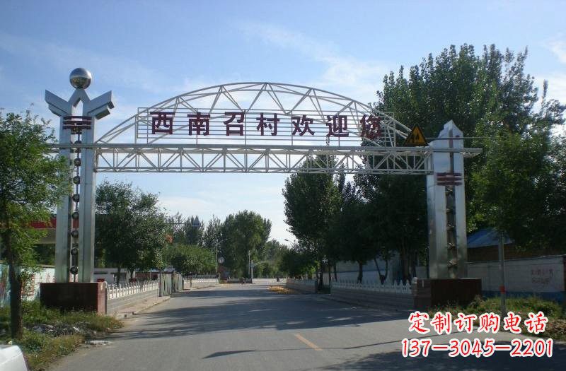 漳州不锈钢牌坊雕塑传承传统文化