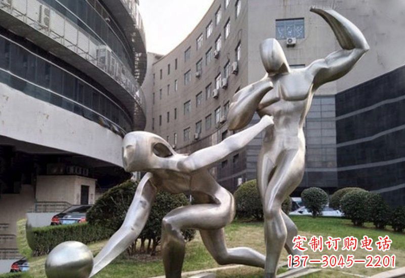 漳州不锈钢保龄球雕塑——精美绝伦