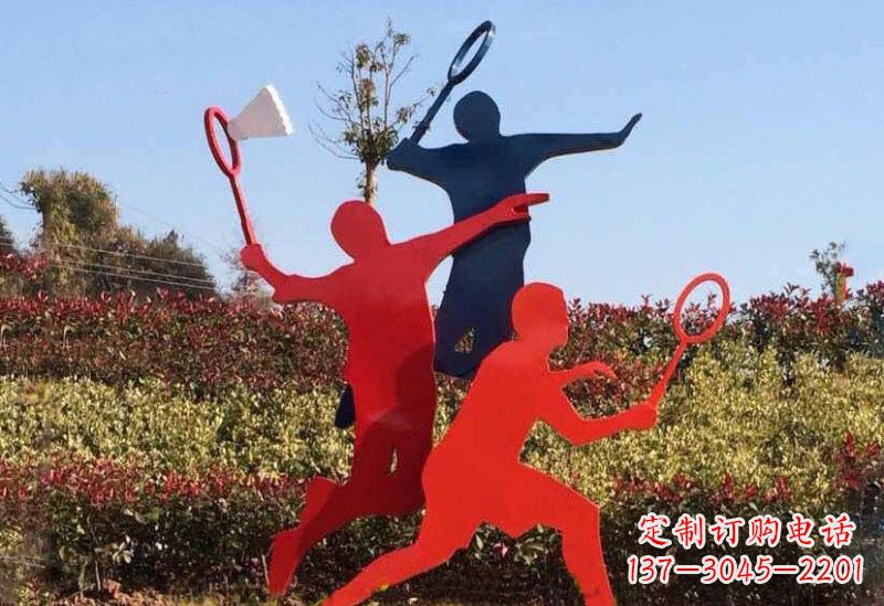 漳州不锈钢羽毛球雕塑精美绝伦