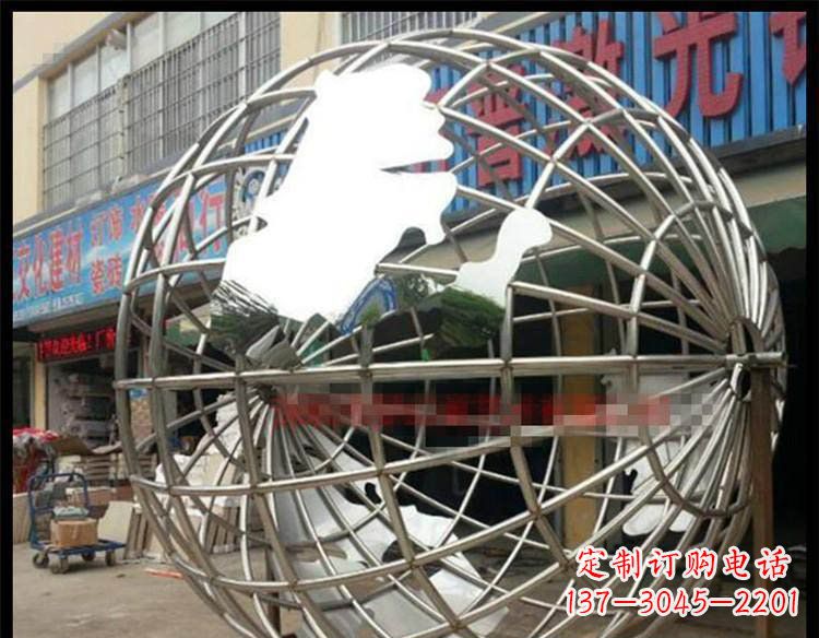 漳州纪念地球的不锈钢雕塑