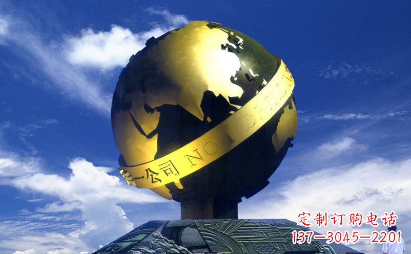 漳州不锈钢地球雕塑传承持久的环保理念