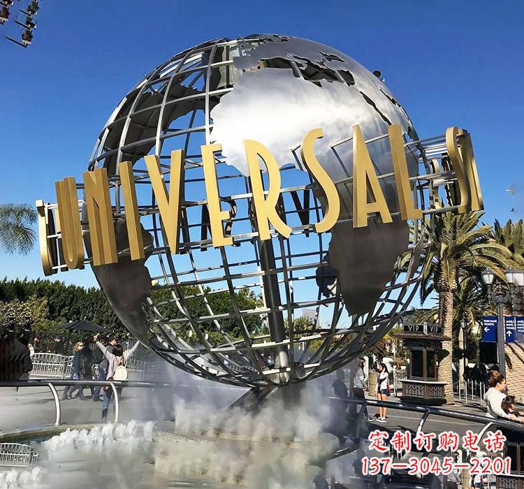 漳州不锈钢地球仪书籍雕塑