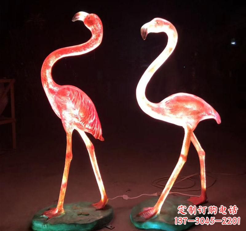 漳州不锈钢火烈鸟绚丽多彩的艺术品