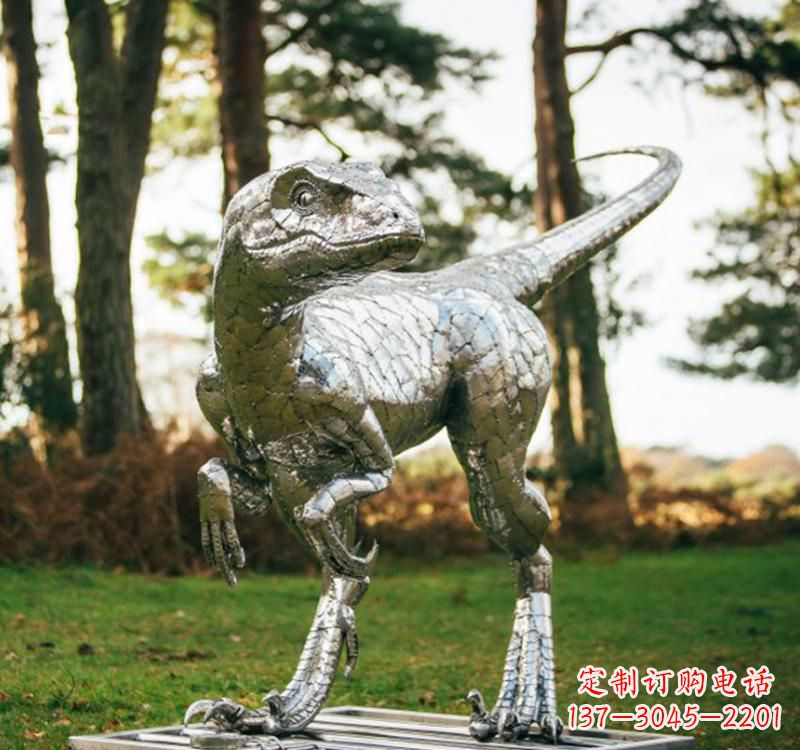 漳州不锈钢动物恐龙雕塑