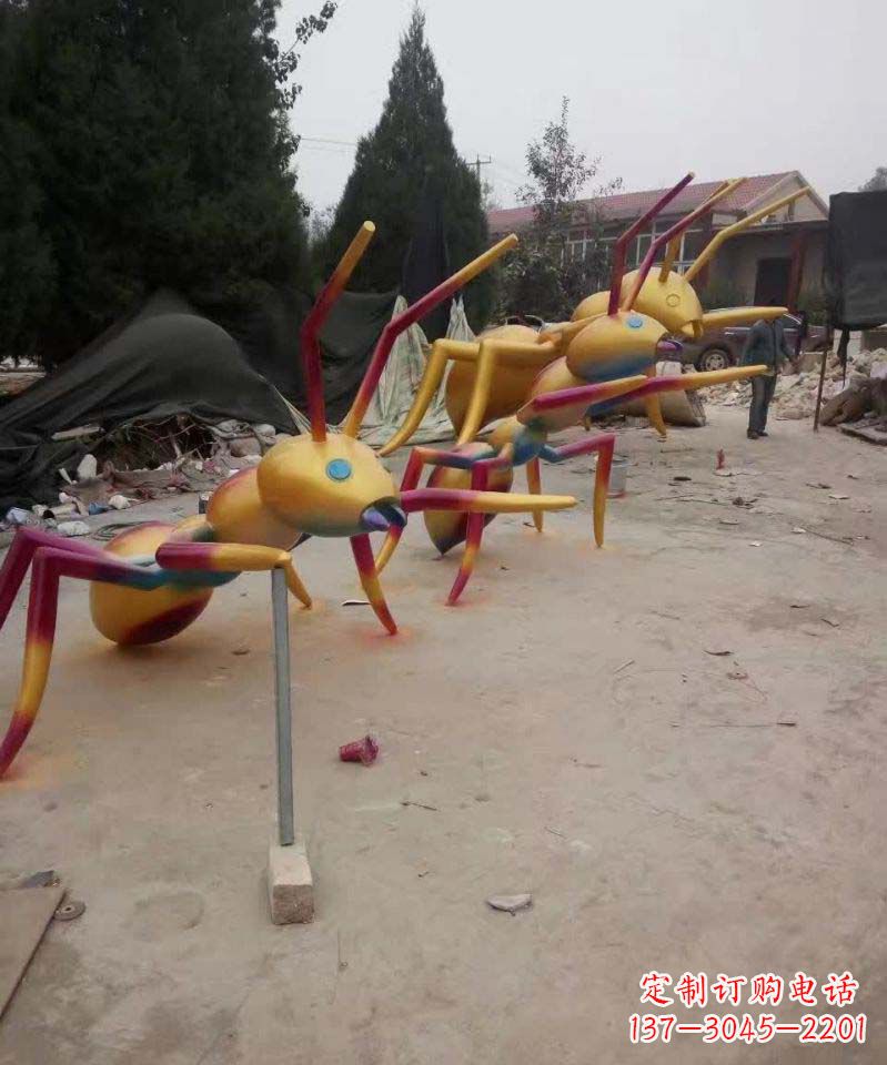 漳州精美的不锈钢蚂蚁雕塑