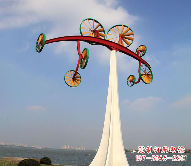 漳州不锈钢风车雕塑艺术美学的完美结合