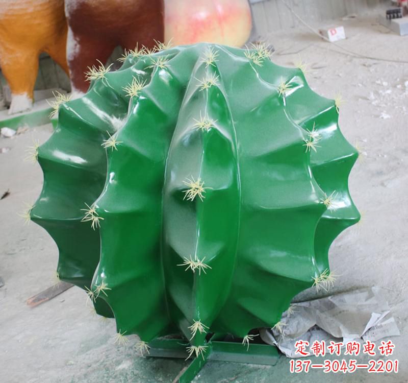 漳州不锈钢公园景观仙人掌雕塑