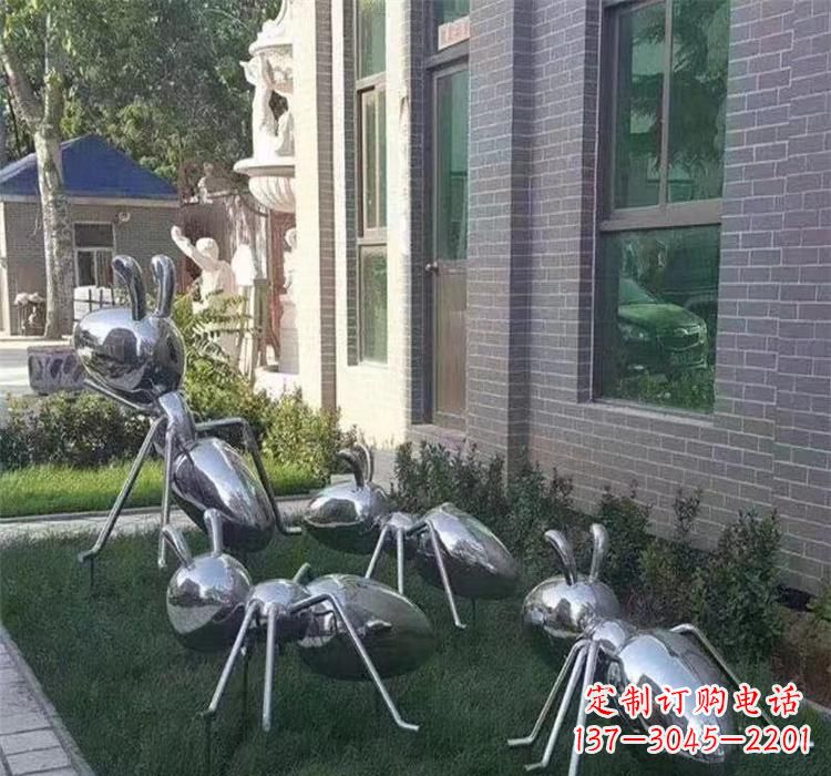 漳州不锈钢蚂蚁雕塑—精致细腻的艺术品
